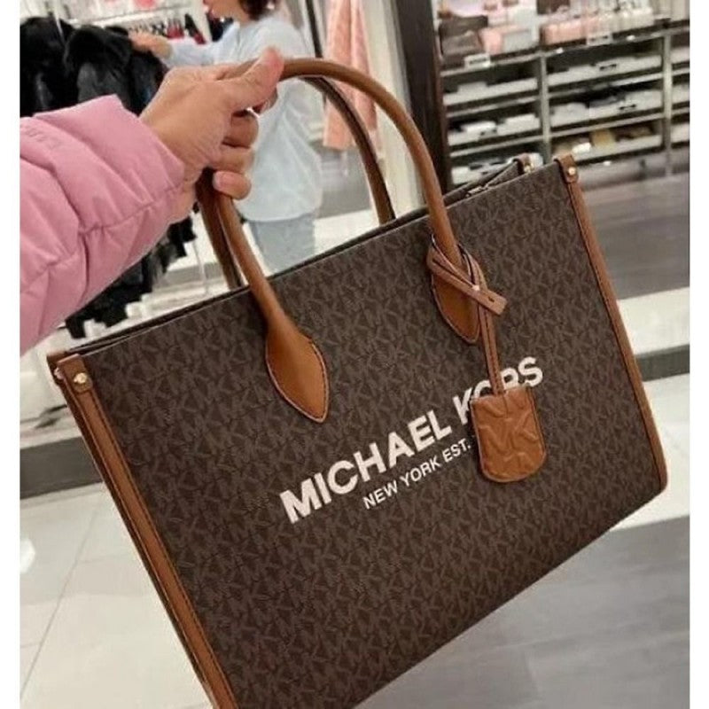 MIrella medium brown tote bag with dust bag
