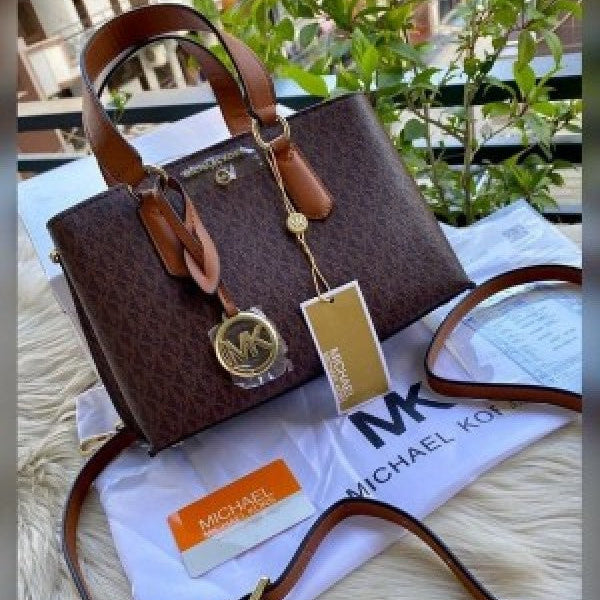 Premium quality brown speedy bag with box
