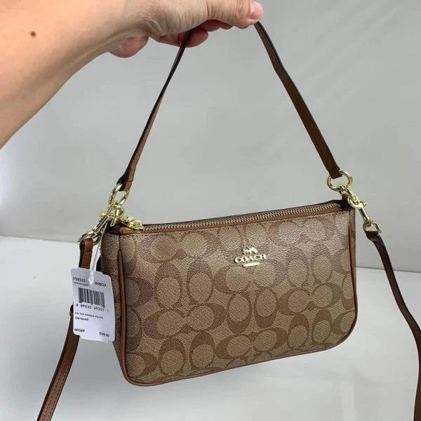 Messico signature sling bronze bag with box