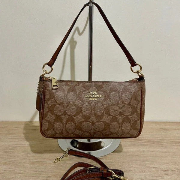 Messico signature sling bronze bag with box