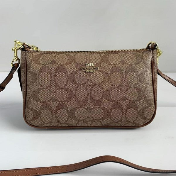 Messico signature sling bronze bag with box
