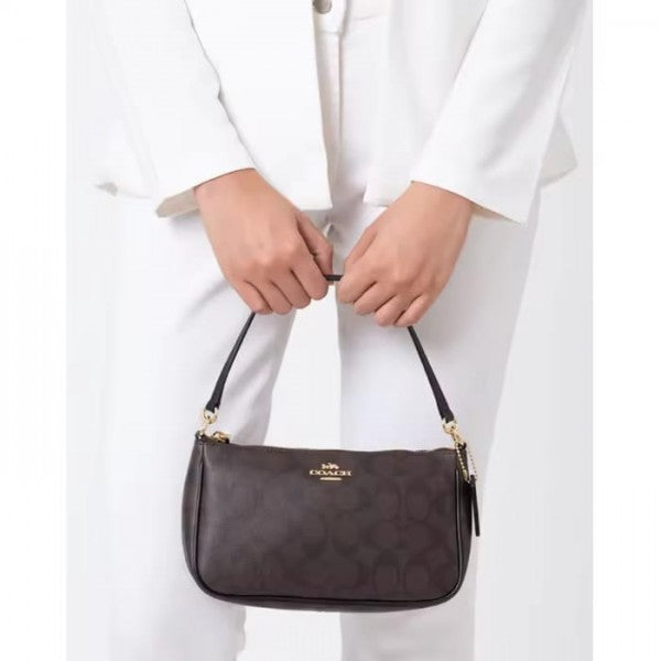 Messico signature sling brown bag with box