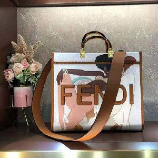 Sunshine large size tote bag with dust cover