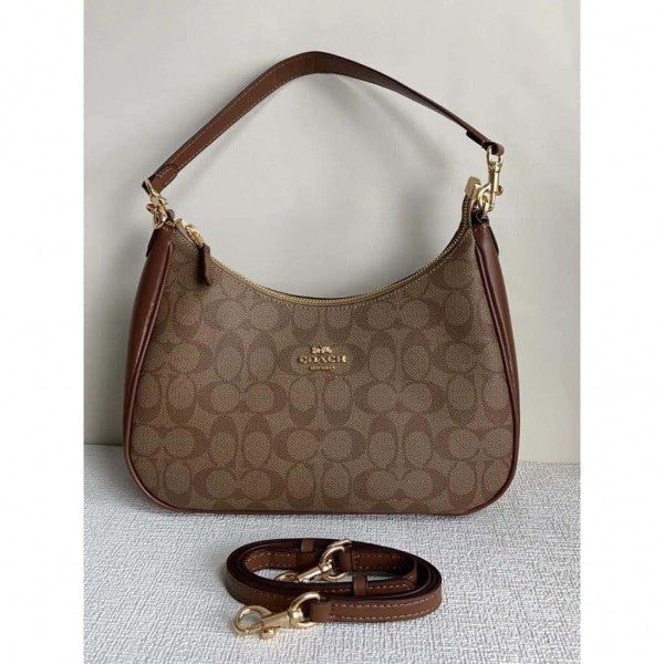 Hobo teri brown sling bag with box