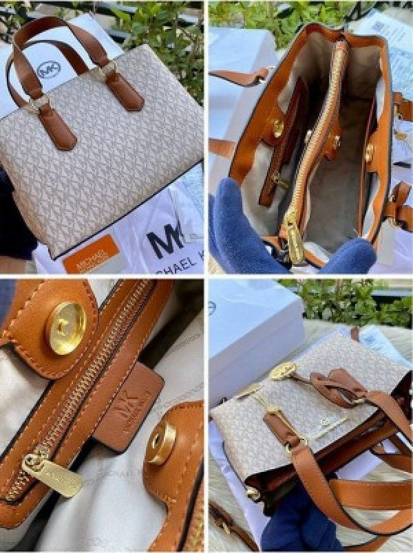 Premium quality white speedy bag with box