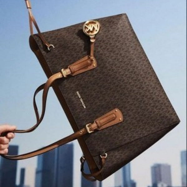 Voyager tote brown bag with dust bag
