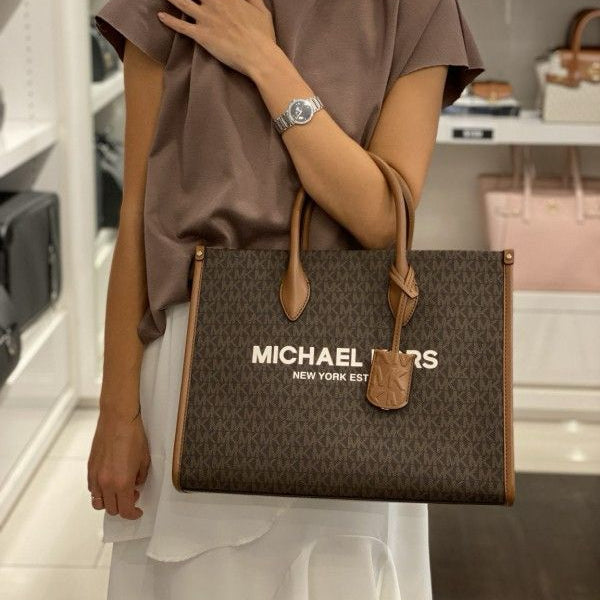 MIrella medium brown tote bag with dust bag