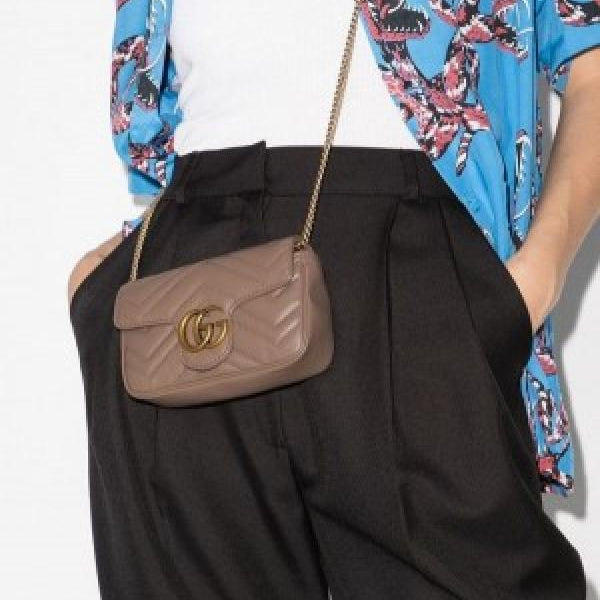 Marmont mini brown sling bag premium quality with og box