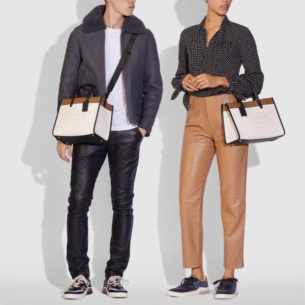Field tote bag with pouch authenic with og doublebox