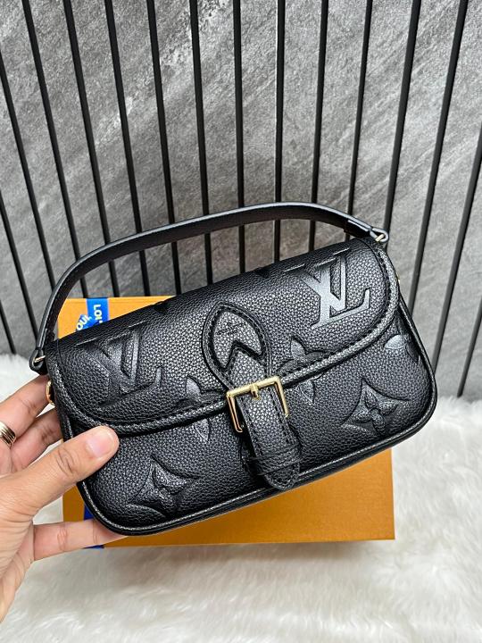 Diane nano black mono bag with doublebox