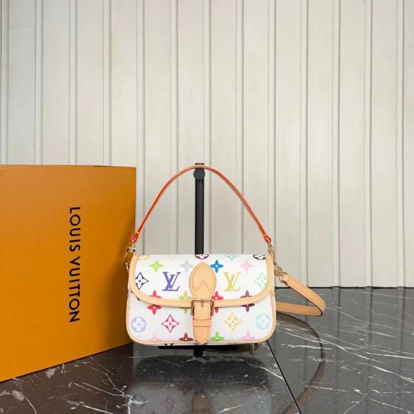Diane nano white mono bag with doublebox