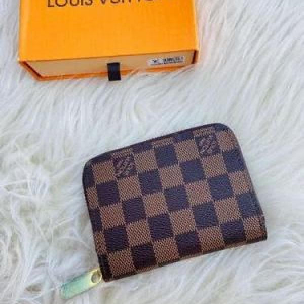 Premium quality brown wallet with box
