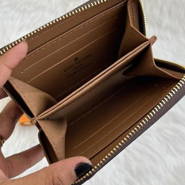 Premium quality brown wallet with box