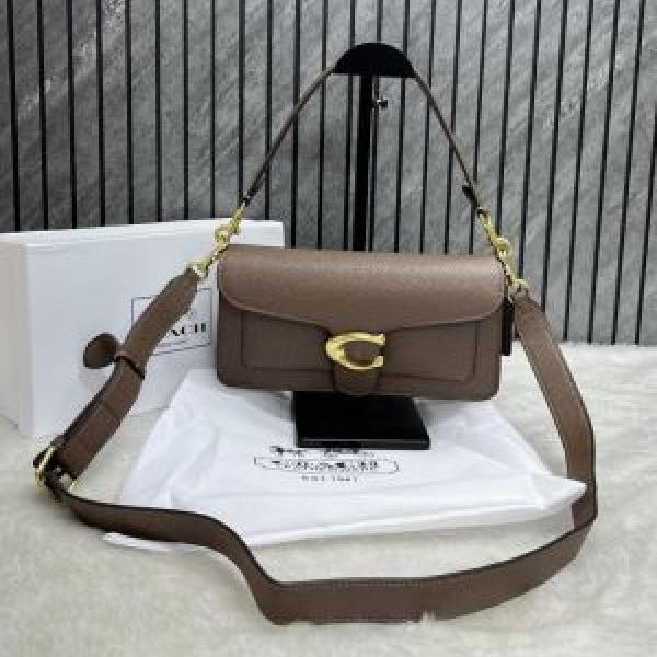 Tabby brown shoulder bag with box