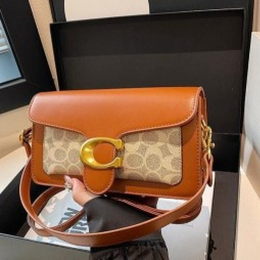 Tabby bronze shoulder bag with box