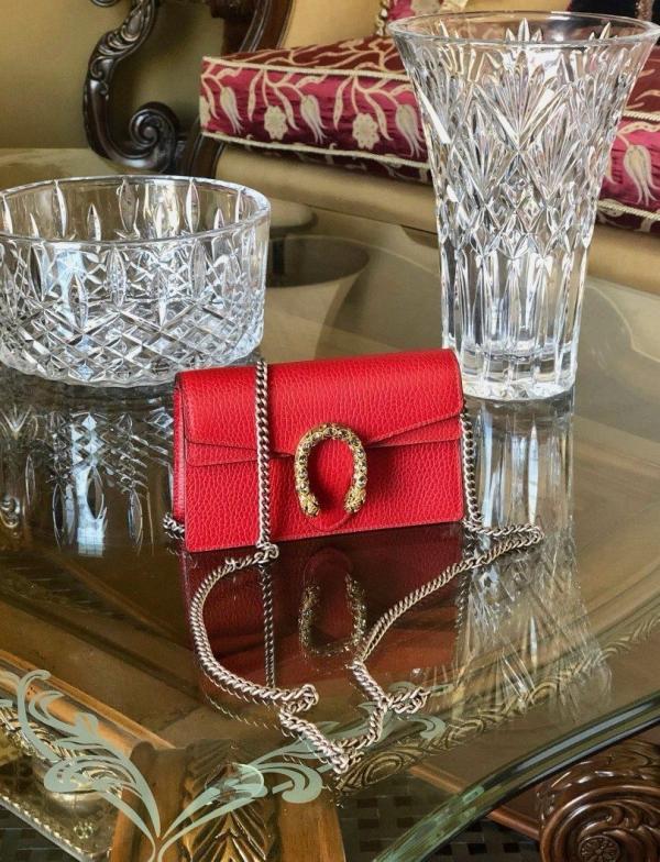 Dionysus mini red bag with doublebox
