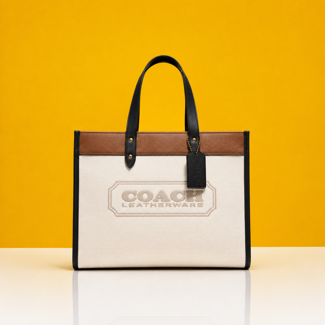 Field tote bag with pouch authenic with og doublebox