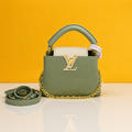 Capucines small shoulder bag with doublebox