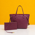 Neverfull monogram maroon empreinte with doublebox