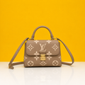 Madelene MM bicolor beige handbag with Double Box Dustbag