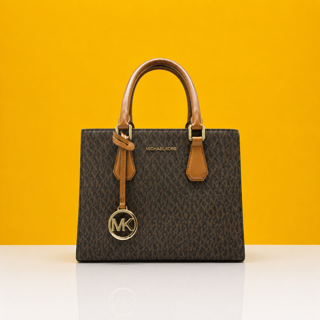 Mirror emilia logo mini tote bag with double box