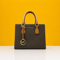 Mirror emilia logo mini tote bag with double box