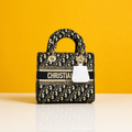 Lady embroidery bag with doublebox