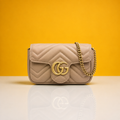 GG mini marmont brown highend quality bag with doublebox