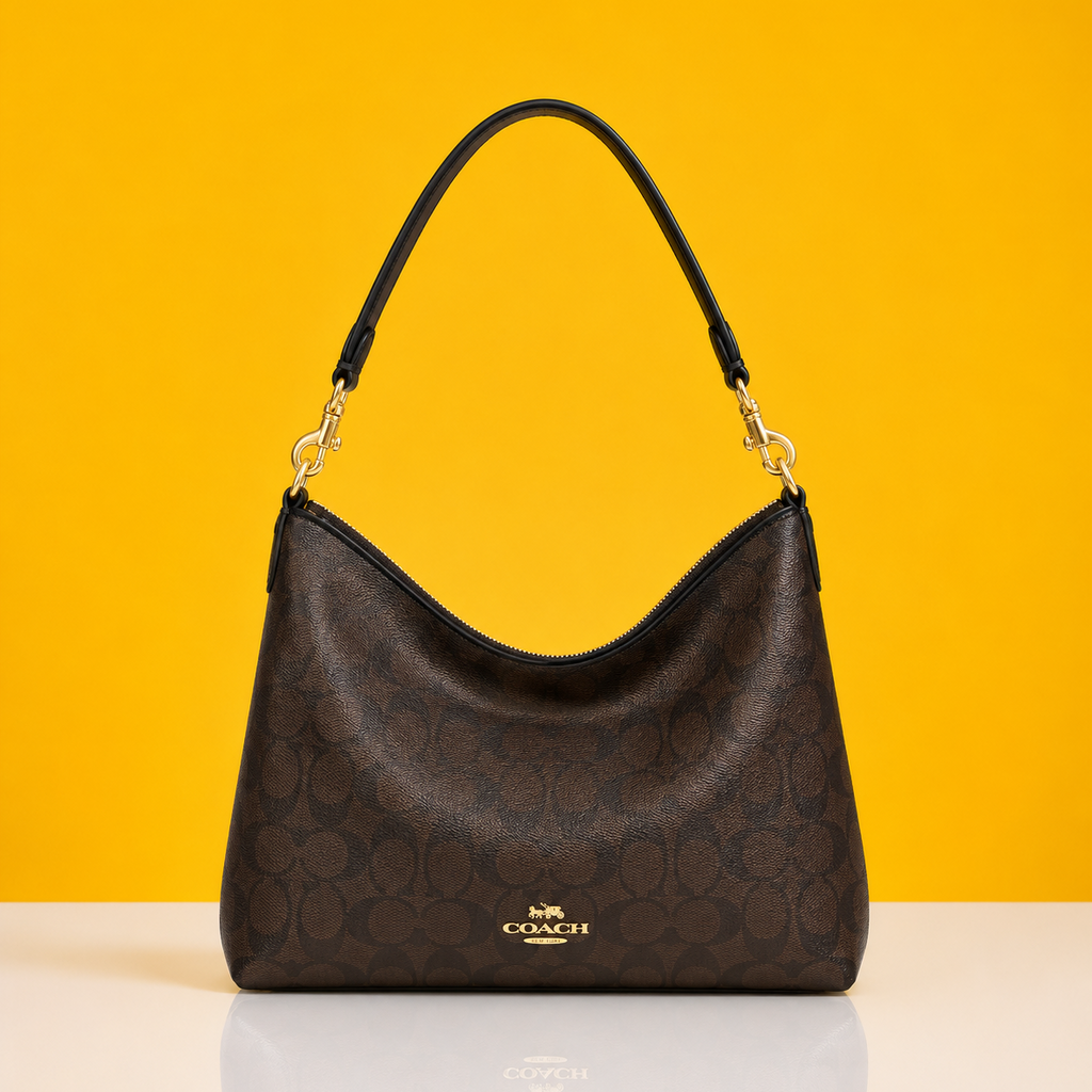 Shoulder brown hobo bag with og box