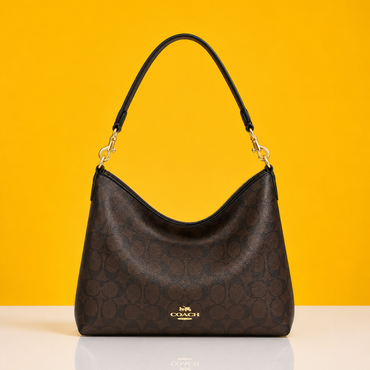 Shoulder brown hobo bag with og box