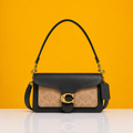 Tabby black & beige shoulder bag with box