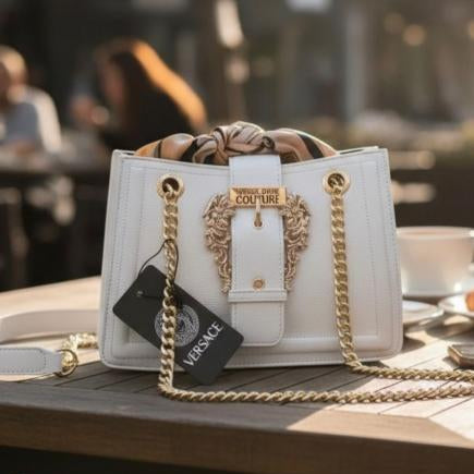 Jean coulture shoulder bag with box