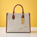 Premium quality white tote bag with dust cover