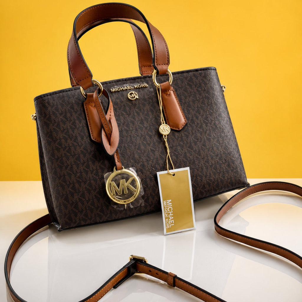 Premium quality brown speedy bag with box