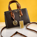 Premium quality brown speedy bag with box