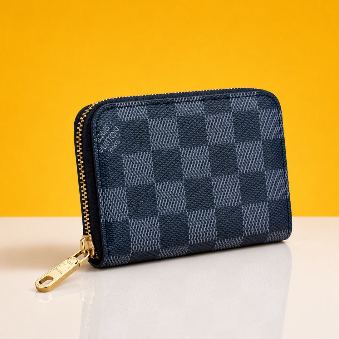 Premium quality black wallet with box