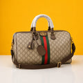 Duffle beige bag premium quality with dust cover