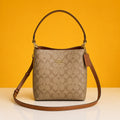 Premium quality bucket brown bag with double box