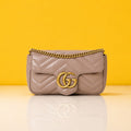 Marmont mini brown sling bag premium quality with og box