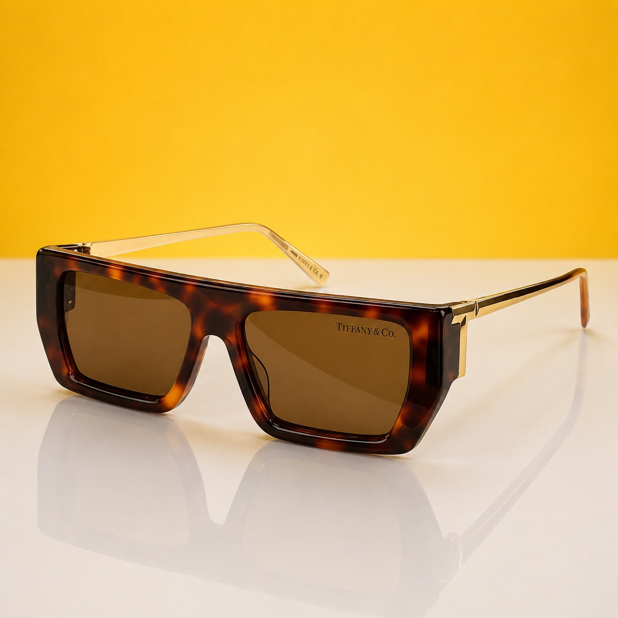 Unisex brown sunglasses TF4218