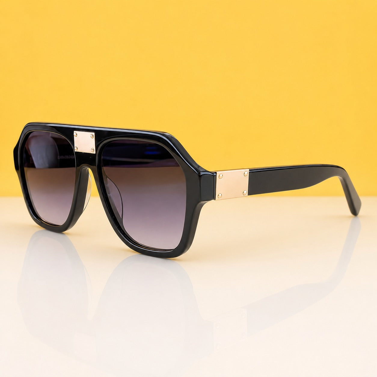 Men black sunglasses 4433