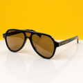 Men brown sunglasses 4355