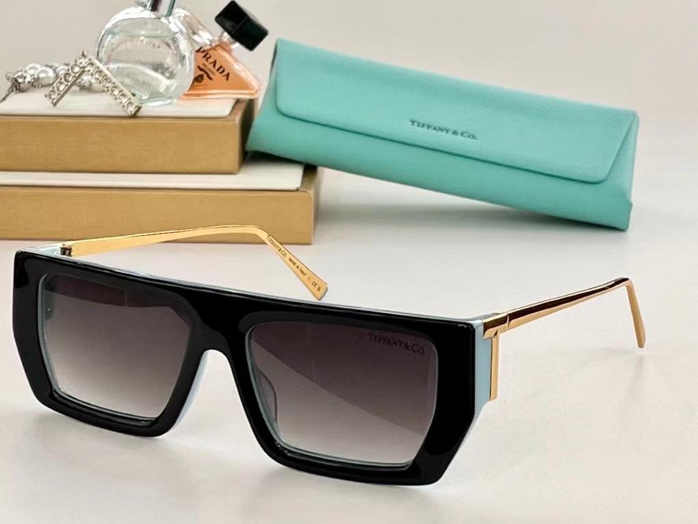 Unisex black sunglasses TF4218