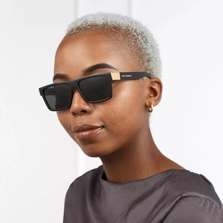 Unisex black&gold sunglasses 6164