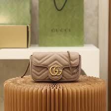 GG mini marmont brown highend quality bag with doublebox