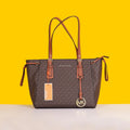 Voyager tote brown bag with dust bag