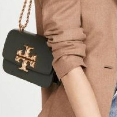 Eleanor premium quality black shoulder bag with box