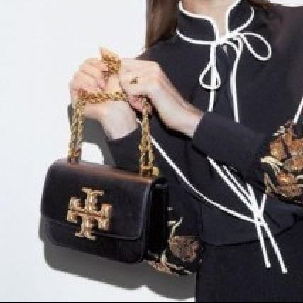 Eleanor premium quality black shoulder bag with box